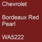 Preview: Chevrolet, Bordeaux Red Pearl, WA5222.